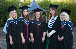 Pictured at the ICHAS Graduations held in the Castletroy Park Hotel Limerick were: Ann Fitzgerald, M.A. in Cognitive and Behavioural Therapy, Niamh Lynch, M.A in Counselling and Psychotherapy 2015, Sinead Russell,M.A in Counselling and Psychotherapy 2015, Katrina Dennehy, M.A in Clinical Supervision in Professional Practice 2015 & Noreen Twomey,M.A Masters in Counselling and Psychotherapy. All Graduates are from Cork Picture Credit Brian Gavin Press 22