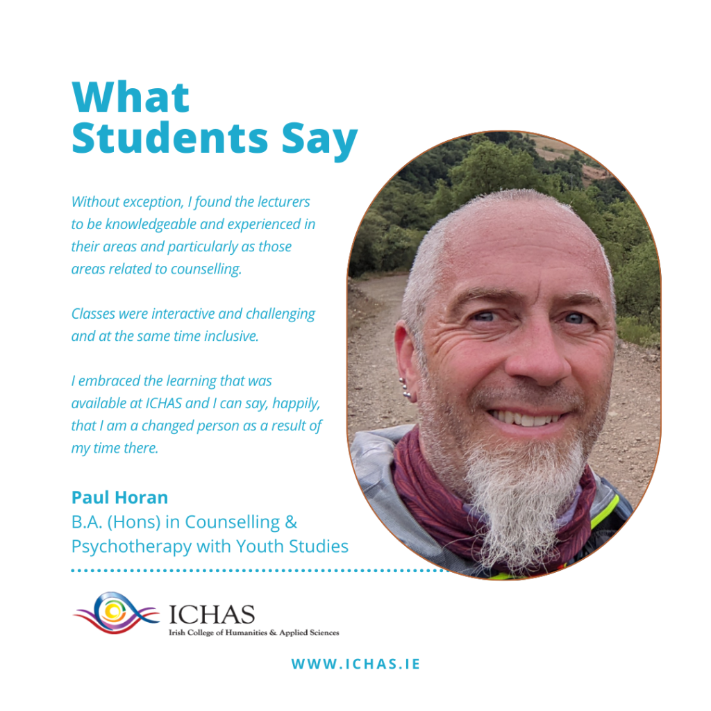 Paul Horan B.A. (Hons) in Counselling & Psychotherapy with Youth Studies