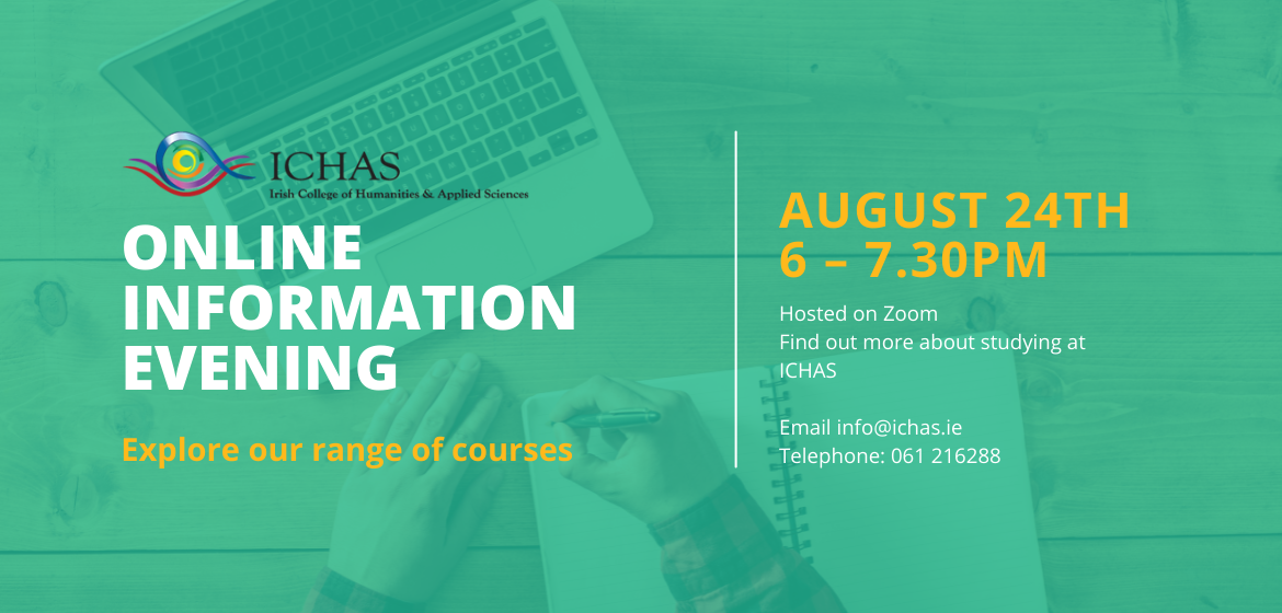 Online Information Evening Wednesday, August 24th